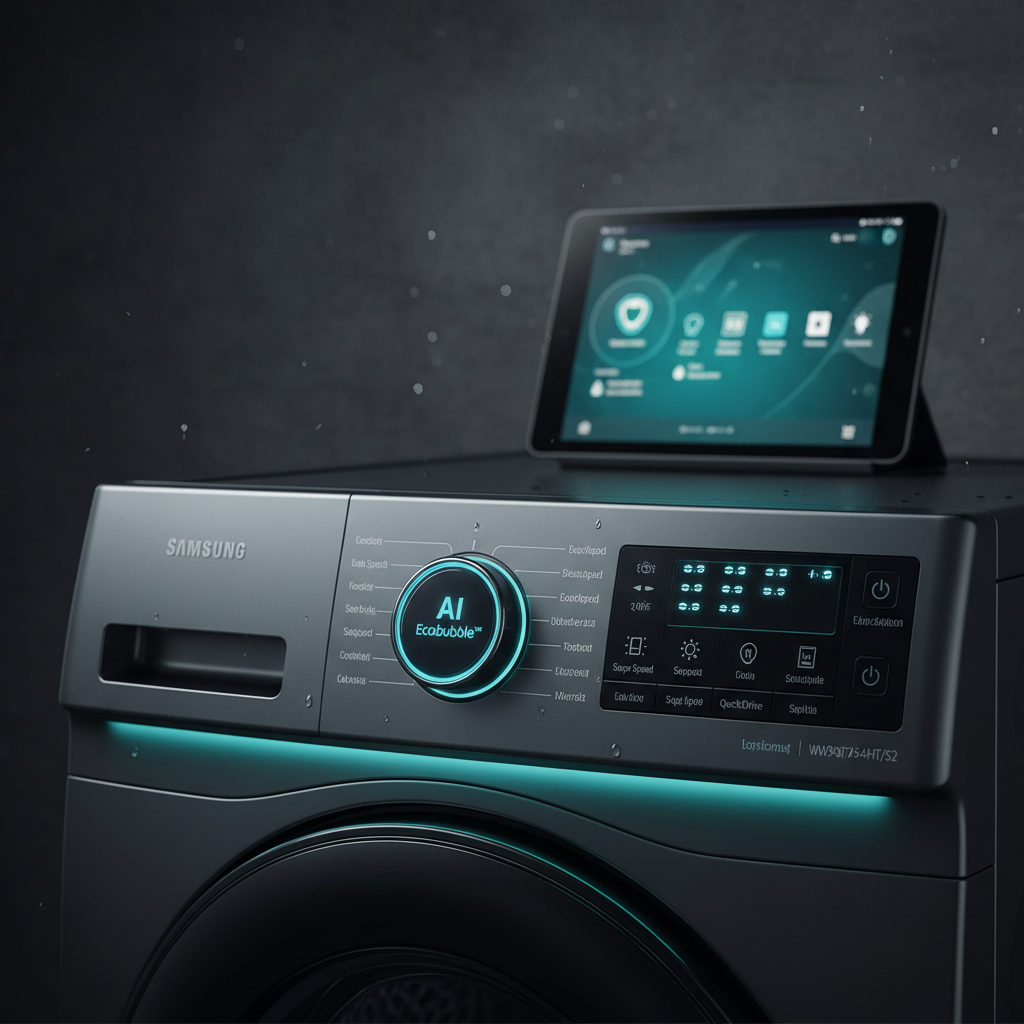 Wasmachine Review: De Slimme Samsung WW90T754AHT/S2 met AI Ecobubble™
